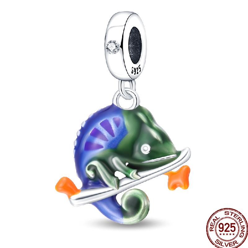 Copper Luminous Color Changing Charm Suitable Fit Original 3Mm Bracelet Beads Diy Luminous Firefly Exquisite Jewelry