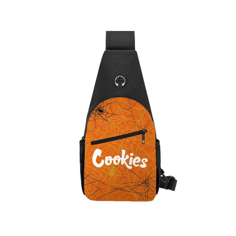 Cook Trend Men'S Breast Bag Fashion Casual Shoulder Bag Multifunctional Waterproof Messenger Bag