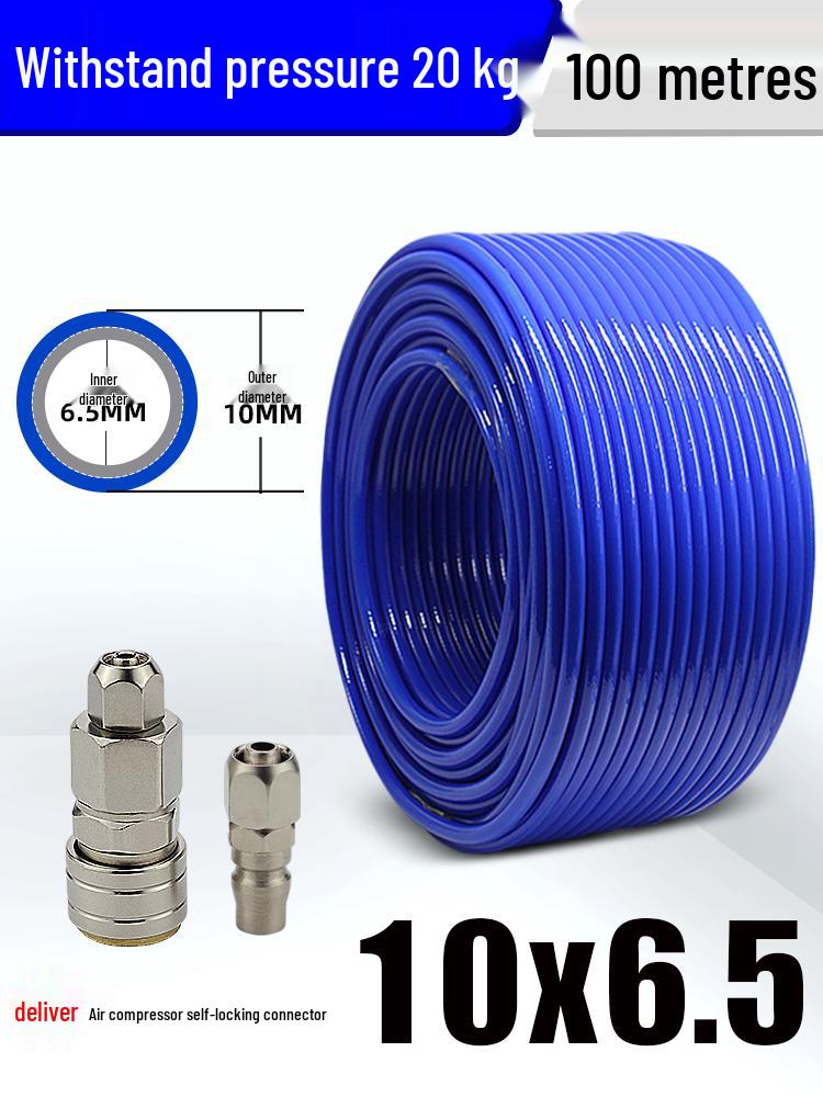 High-Pressure Explosion-Proof PU Air Hose: 8/10/12/16mm Sizes for Air Compressor, Duster, and Pump Applications.