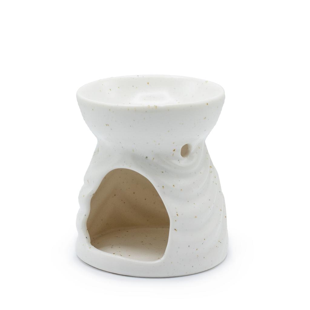Oil Burner Geometric Ivory