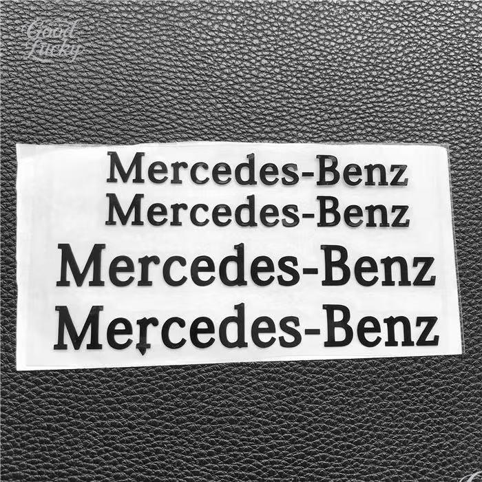 Q1983-Fashion 6pcs Car Styling Dustproof Stickers For Mercedes Benz AMG A C E R M Class CLA GLA W204 W210 W124 W205 W203 Auto Goods