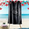 Custom Name,Anaheim Ducks Print Beach Towel, Large Soft Quick Dry Towel for Beach Camping Swimming