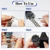 23-Piece Watch Repair Kit: Disassembly, Replacement & Strap Removal Tools with Spring Bar Tool