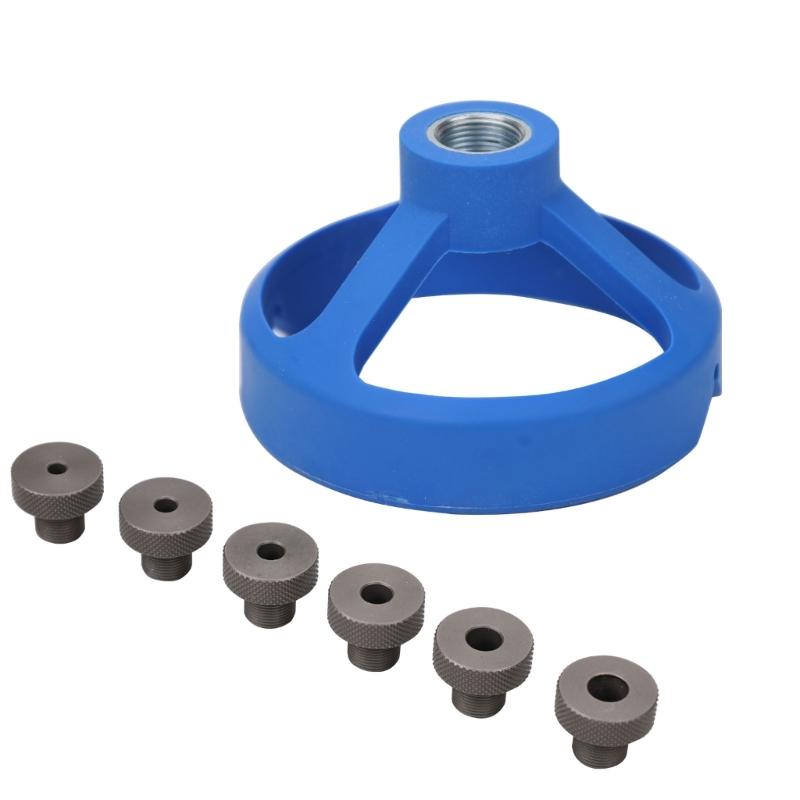 

Accurate Alignment Woodworking Tool Drill Punch Guide Locator Vertical Drilling Fixture Tool for Woodworking Projects синій