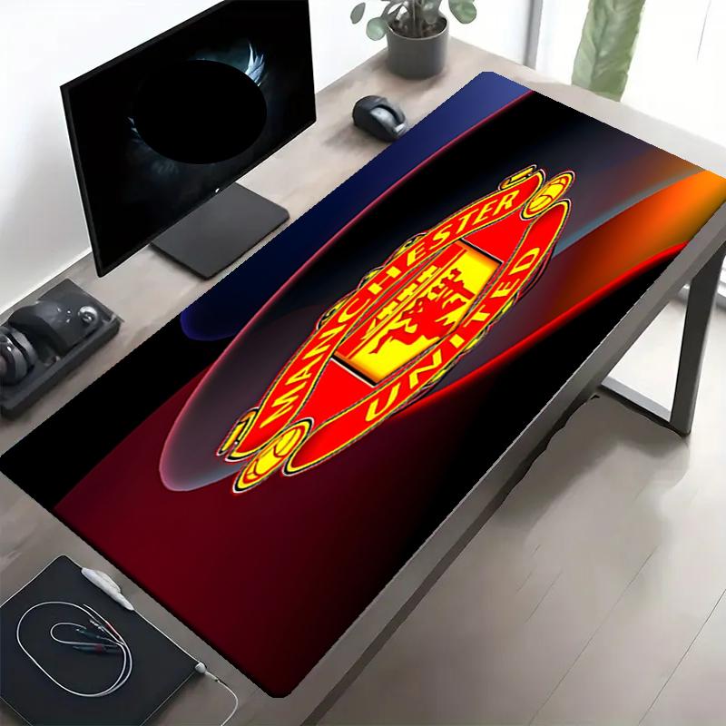 Football United F.C Print Mouse Pad, Anti‑Slip Desktop Keyboard Mat, for PC Laptop Gaming Working Daily Use, Cool Festival Surprise Gift