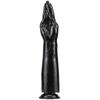 Realistic Long Hand Dildo for Men And Women Black Lifelike Butt Plug with Strong Suction Cup Huge Anal Stretching Plug