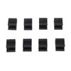 8PCS Oven Lid Protector Clips Plastic Cookware Protector Clips Multifunctional Pot Lid Flexible Bumpers Lifter Accessories