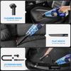 Cordless Handheld Vacuum 15000PA, Lightweight with Accessories for Car & Home