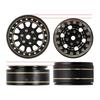 12-Spoke Wheels Brass Beadlock Rims Deadbolt- RC Crawler RC Car Upgrade Parts for 1/18 TRX4M 1/24 SCX24 Beadlock Wheel