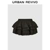 UR 2025 Fall Ruffled Tie-Waist A-Line Mini Skirt