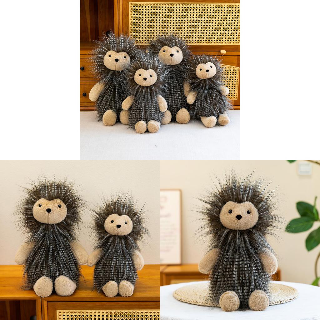 Cute Hedgehog Plush Toy With Pp Cotton Filling For Kids Room Decor And Gift Idea