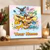 Eevee Evolutions Custom Name Diamond Painting Personalized 5D Full Drill DIY Diamond Art Home Decor