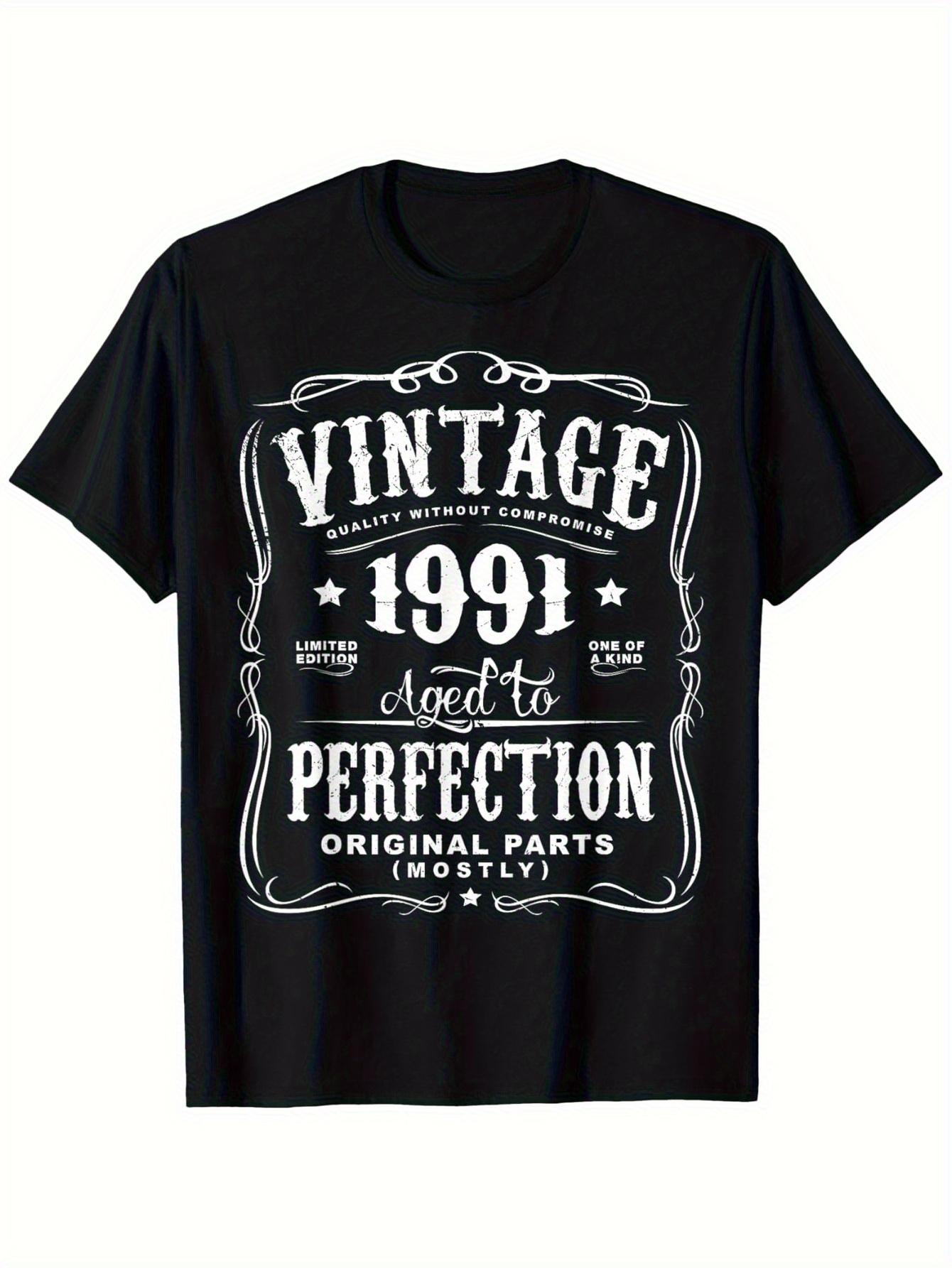 

Vintage 1991 Retro Graphic T-shirt - 27th Birthday Gift Idea XL