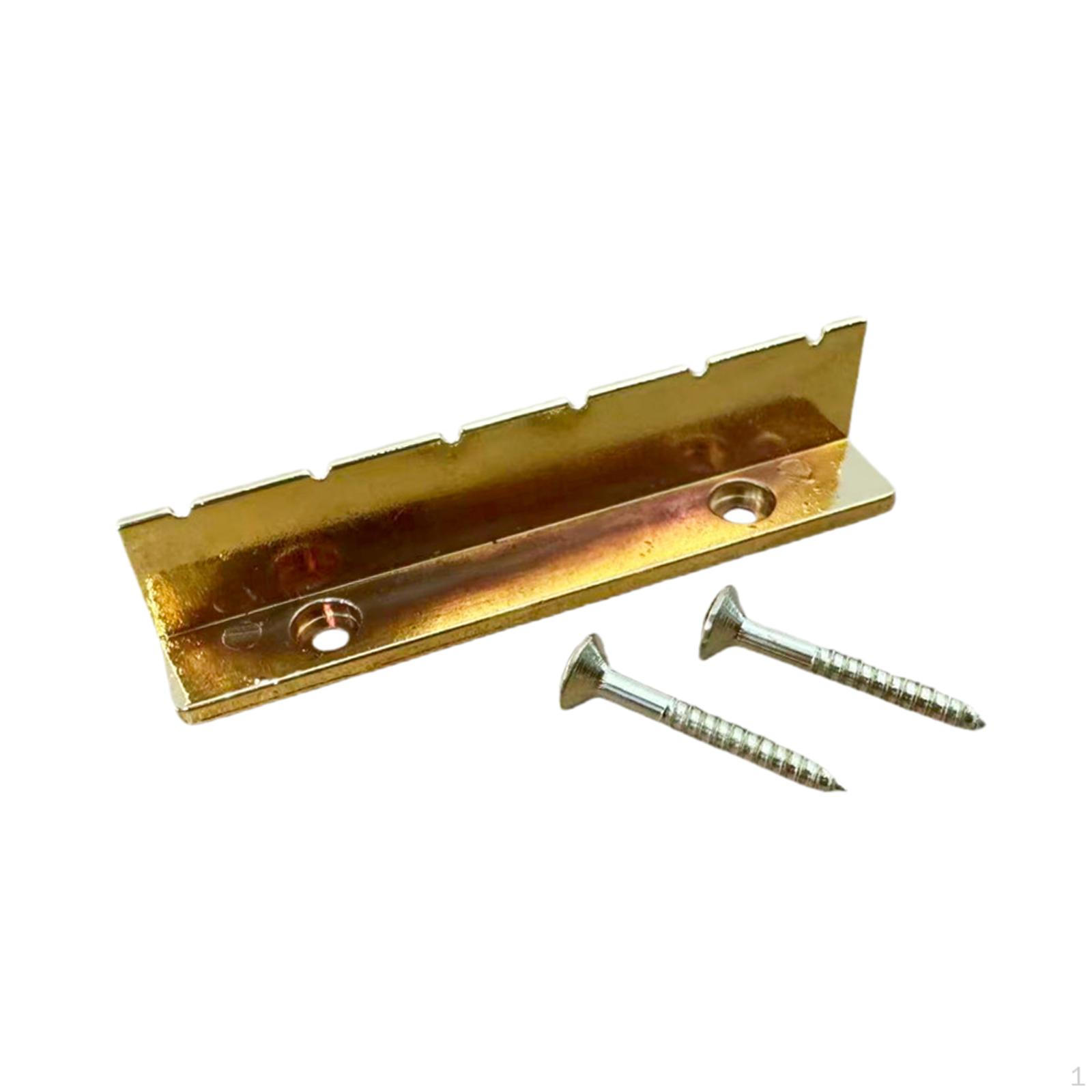 

Bridge, Professional Musical Instrument Part, L-shaped, Easy Assembly Gold