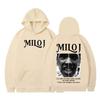 Rapper Milo J Vintage Graphic Hoodie Men Women Pullover Long-sleeved Loose Casual Harajuku Sweatshirts Fan Gifts