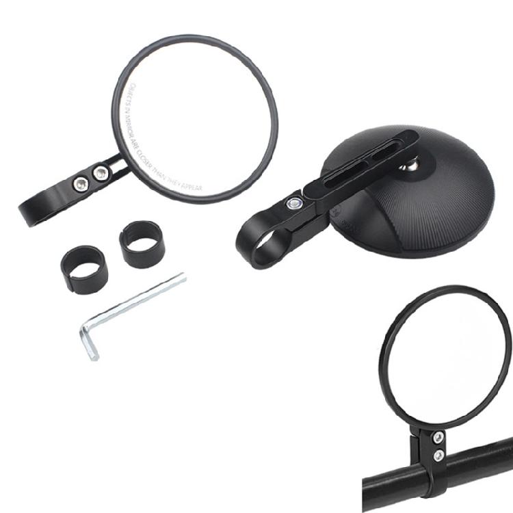 Oversized Rearview Mirror for Motorcycles All Directional Rotation Quick Release Clamps Suitable for Multiple Bike Model