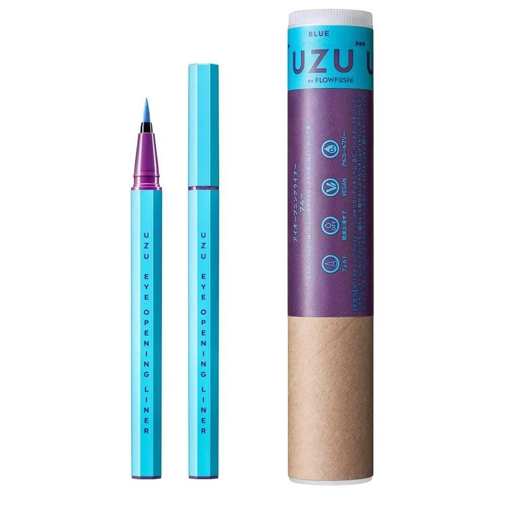 

UZU Eye Opening Liner 1 Pack Blue UZU Eye Opening Liner, Liquid Eyeliner, Hot Water R.E.M.ovable, Alcohol