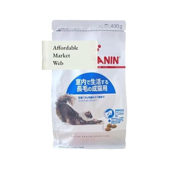 Royal Canin Indoor Long Hair Cat 400g 1pc Longhair Cat Food for Adult Cats & Original Wet Tissue (400g 1pc)