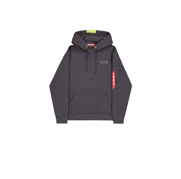 Толстовка с капюшоном Alpha Industries Red Stripe Hoodie EU L
