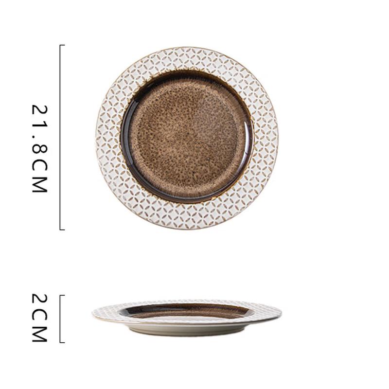 Qinkai Retro Nordic Underglaze Ceramic Dinnerware