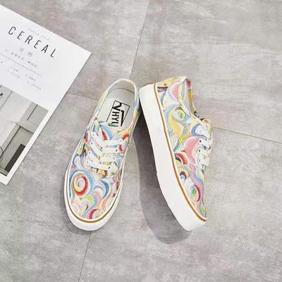 Kawaii Damen Schuhe Canvas Damen Schuhe Flach Niedlich Schnürschuhe Trends 2025 Walking Designer Herbst Luxus Vulkanisiert für Frühling A