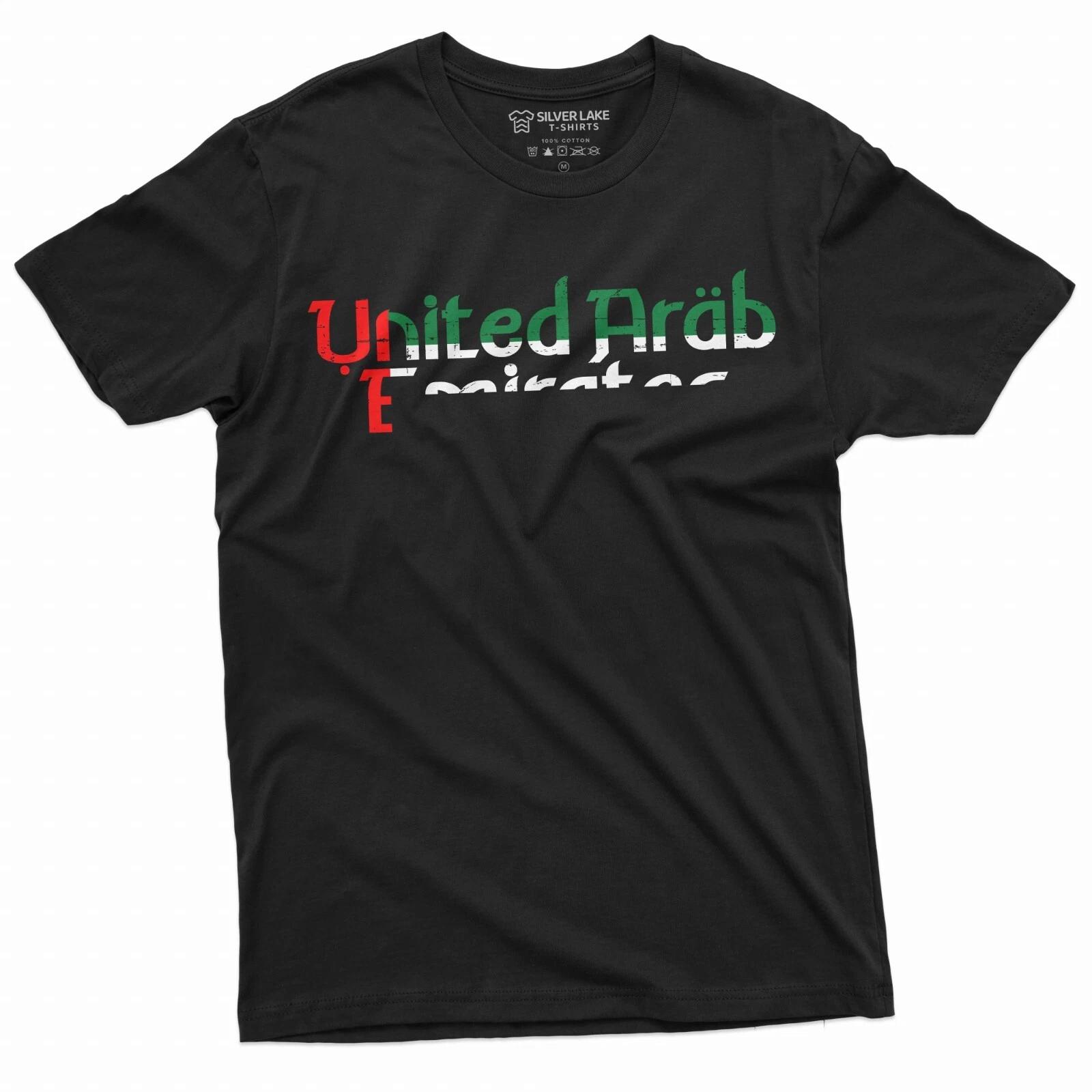 Men s UAE T-shirt United Arab Emirates Flag Patriotic Country Nation Tshirt S
