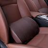 Leather Memory Foam Car Headrest Neck and Lumbar Support Pillow