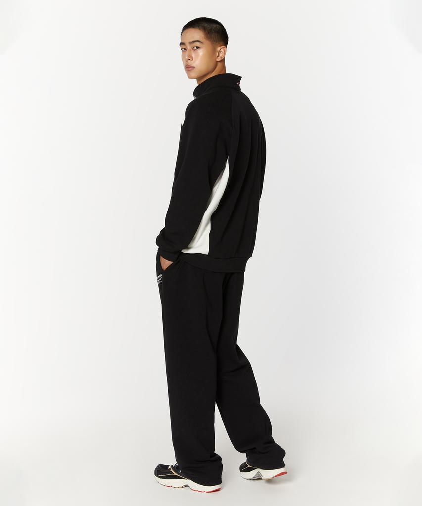 Reebok Half Zip Warm-Up Sweatshirt - Black
