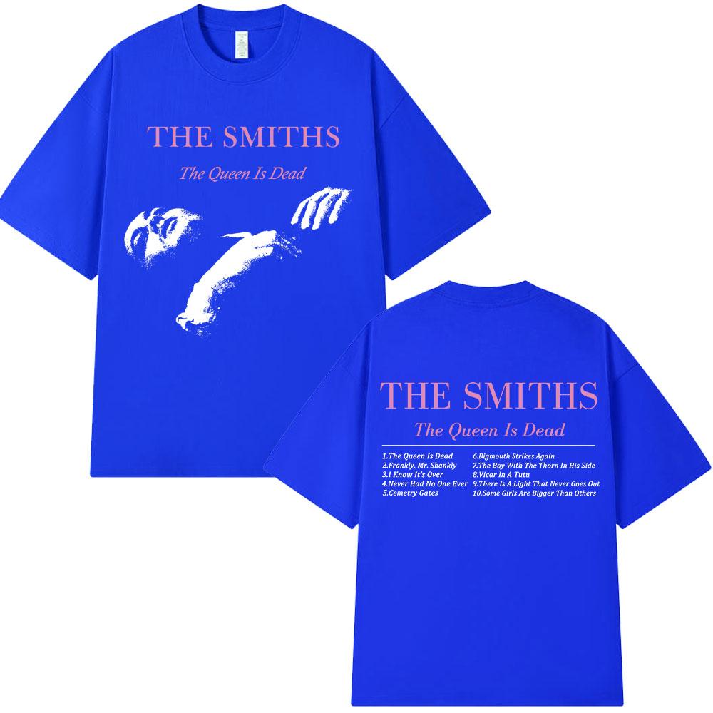 The Smiths The Queen Is Dead T Shirt 1980s Indie Morrissey Oversized Tshirt Vintage Punk Rock Band Tshirts Streetwear Unisex