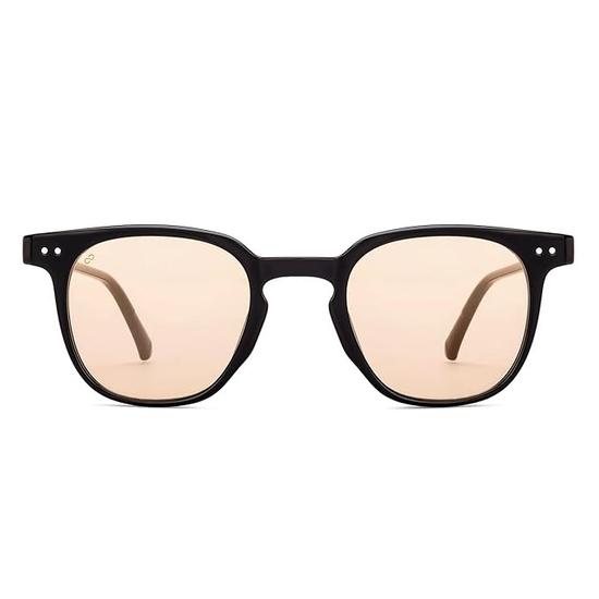 VINCENT CHASE EYEWEAR By Lenskart | Black Yellow Full Rim Oval Sunglasses | Indoor Glasses | 100% Uv Protected | For Men & Women | Large | Vc S16750