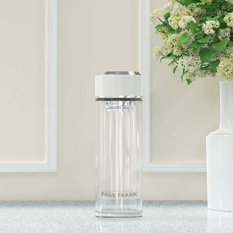 Paul Frank Double-Layer Borosilicate Glass Tea Bottle