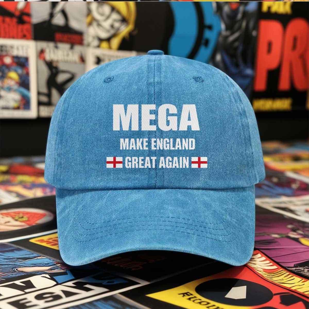 pc A MEGA MAKE ENGLAND GREAT AGAIN Легкая Бейсболка с Принтом Подходит для Пар Доступна в Различных Цветах Это an 1pc