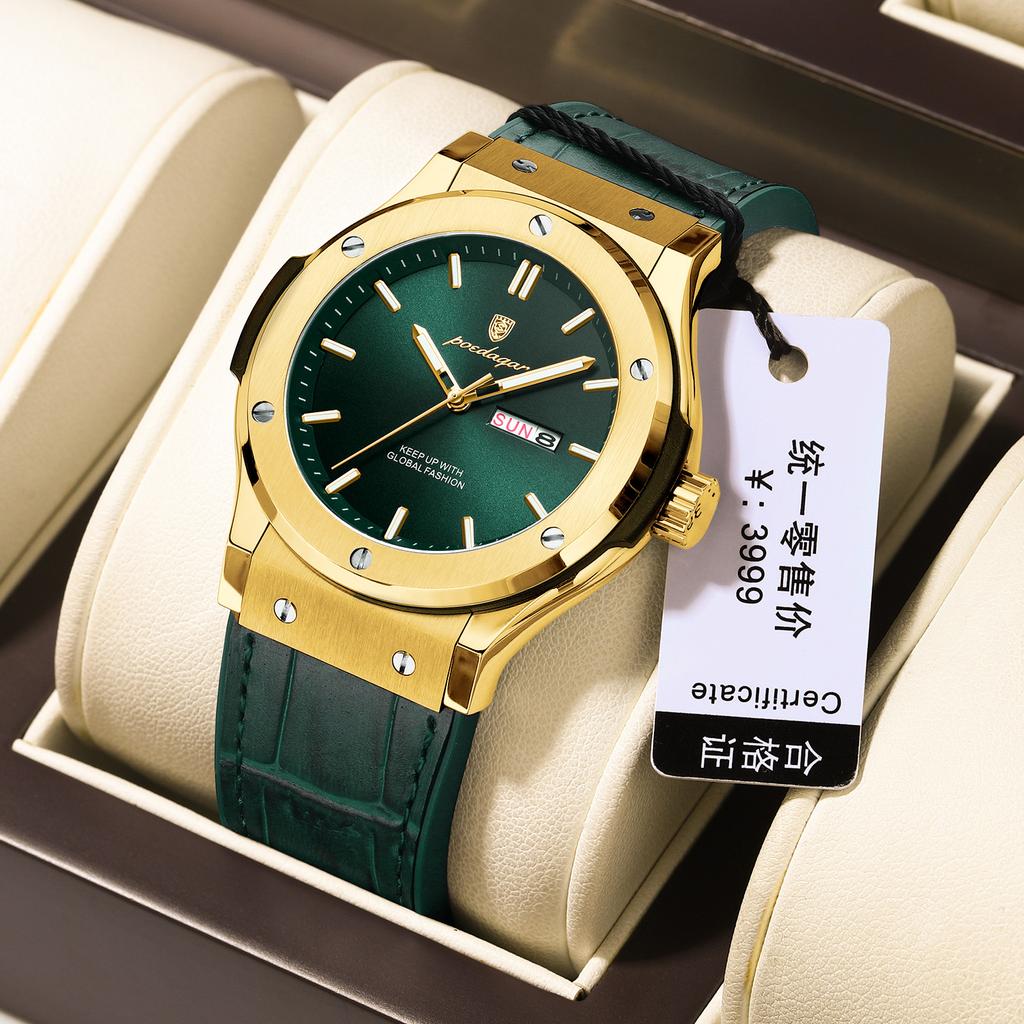 Men'S Watch Waterproof Luxury Casual Quartz Watch
