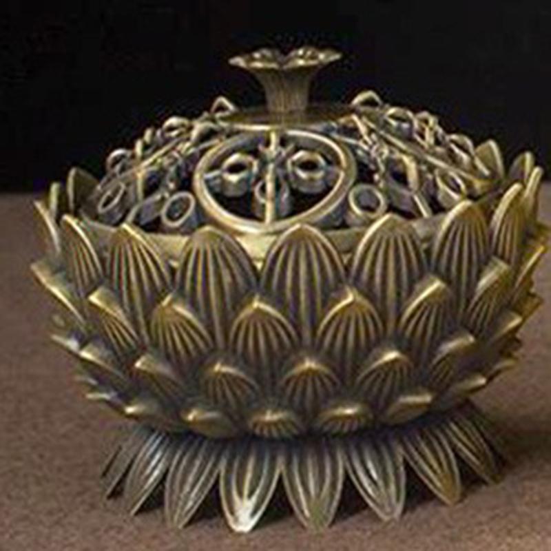 Home Decor Burner Craft Decoration Fashion Decor Yoga Prop Aromatherapy Lotus Incense Burner