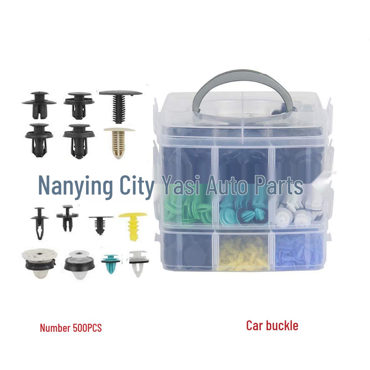 

500pcs Snap-in Car Bumper & Mudguard Trim Clips 100pcs Large Mixed Package