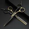 Hair Scissors 5.5 6.0 Professional Hairdressing Scissors Thinning Barber Scissor Set Hair Cutting Scissors 440C Japan Steel 888#