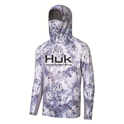 Mens Quick-Dry UV Protection Fishing Hoodie Summer Outdoor Sports Cycling Jersey Lightweight Breathable Angling Apparel