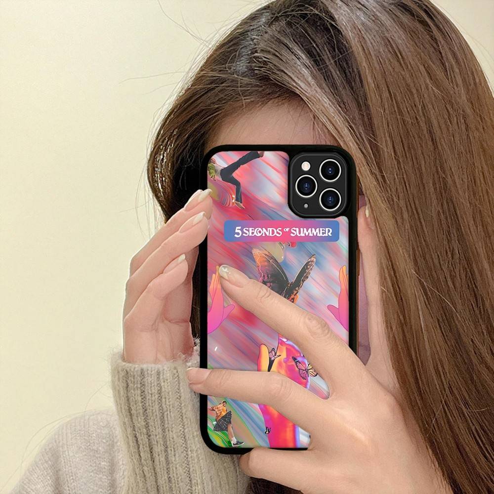 5 S-Seconds of S-Summer Band PC+TPU Protective Phone Case For iPhone 17 16 Pro max 15 Plus 14 13 12 11 Cover