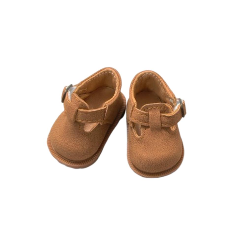 1pair Black Brown Doll Leather Shoes Boots Pretend Play Dolls Uniform Shoes Bjd Doll Shoe  For Penny