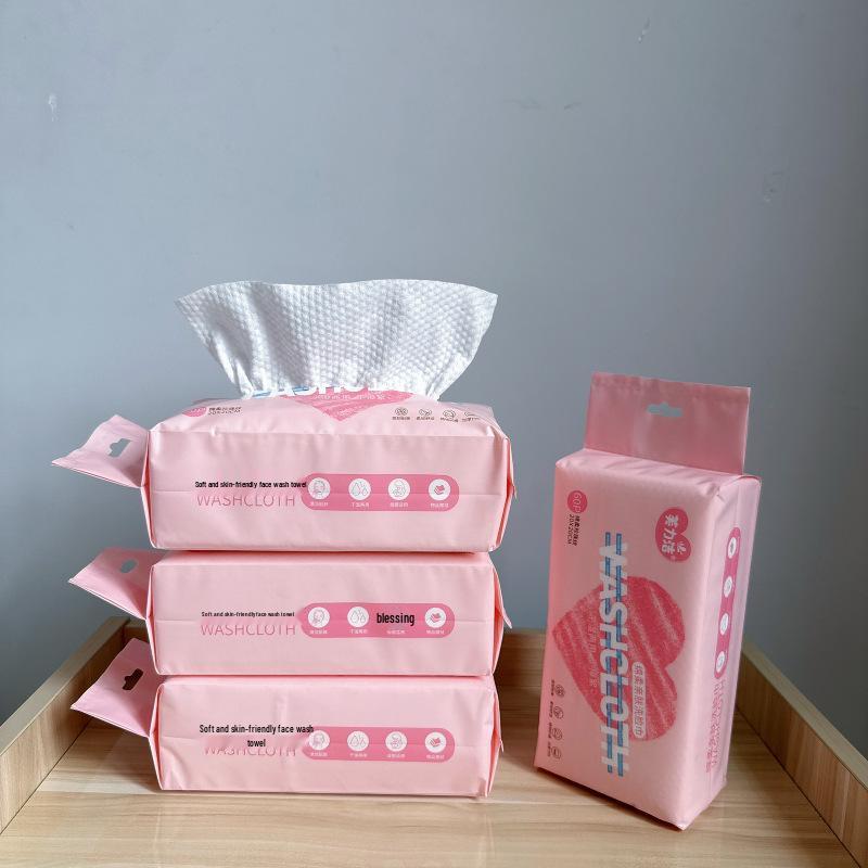 Disposable Wall-Mounted Facial Cleansing Towels - 80 Large, Thick Lint-Free Sheets for Dry or Wet Use