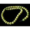 Strand of 46 Round Beads 8mm 8 Mm In Green Peridot