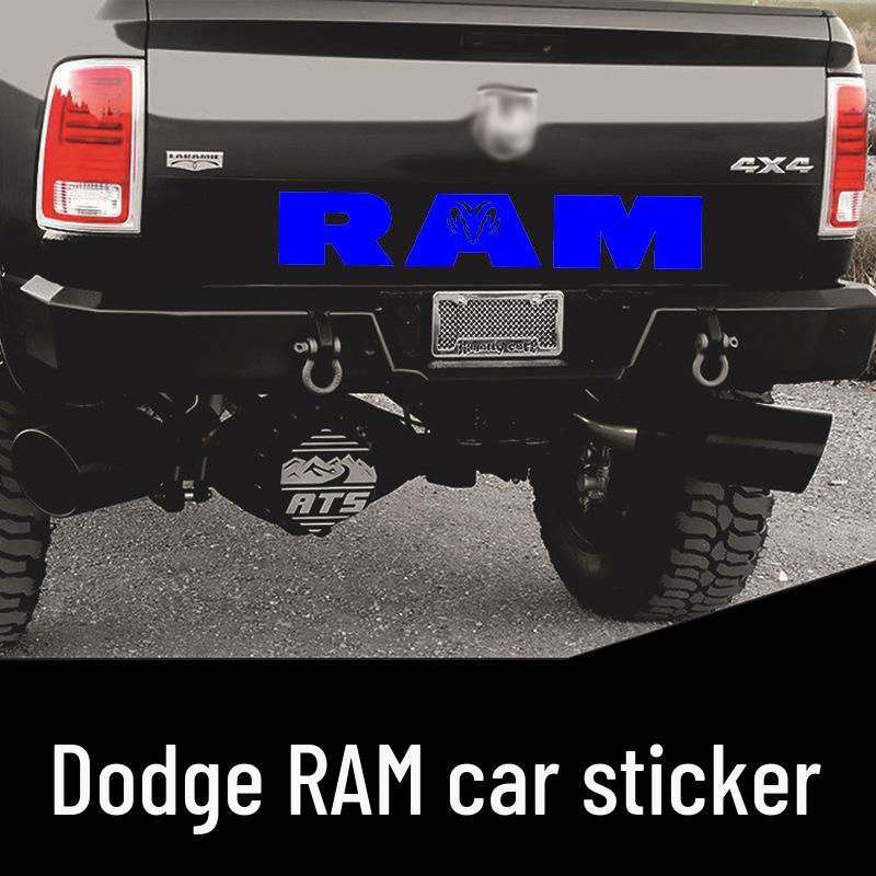 Dodge RAM 1500/2500/3500 Heckklappenemblem - Großer Heckaufkleber