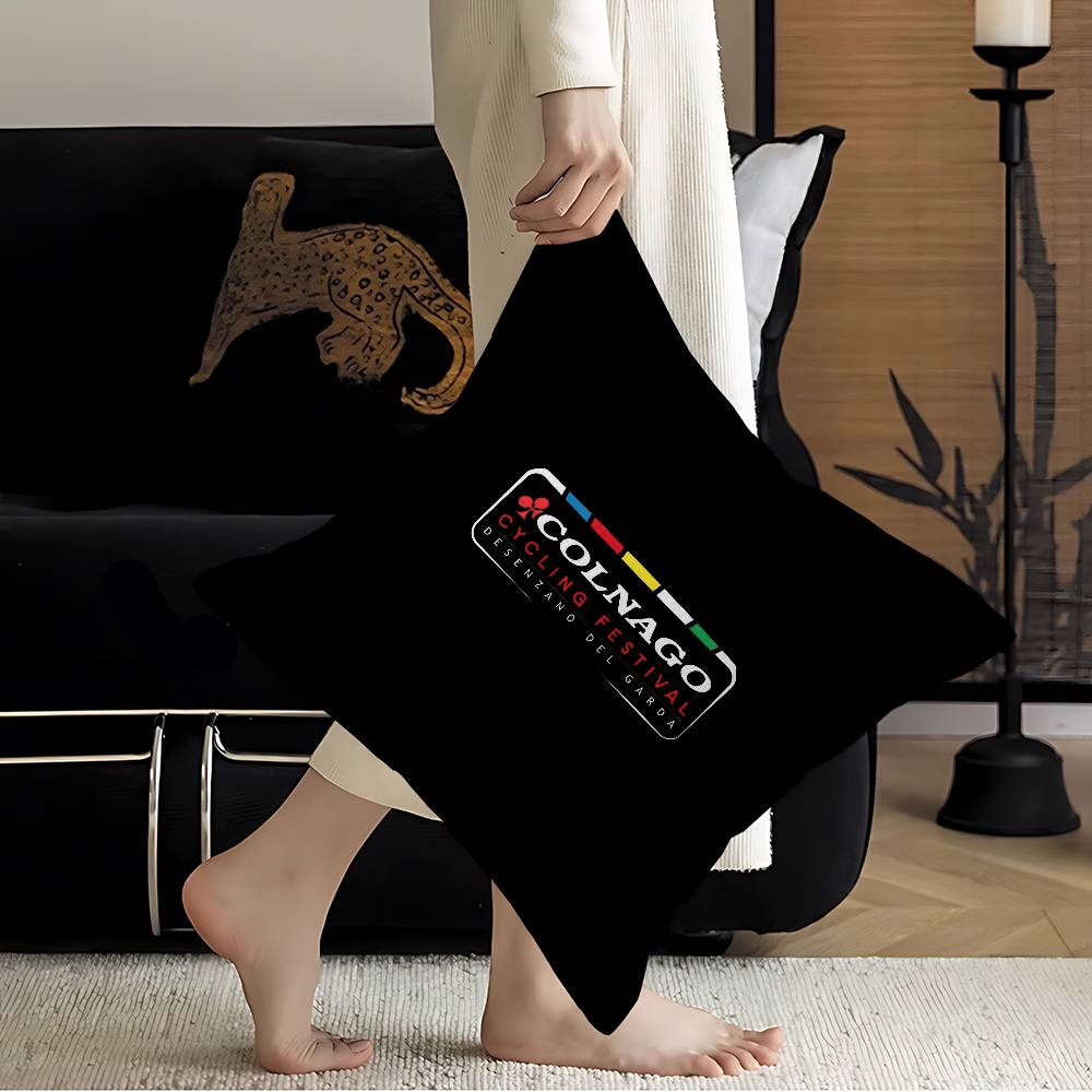 Colnago Logo Pillow Anime Pillow Sofa Bed Head Pillow Cover Cushion Cover 45X45 Cm Fashion