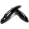2Pcs Black Door Handle Cover Sticker For MINI Cooper R50 R52 R53 R55 R56 2001-13