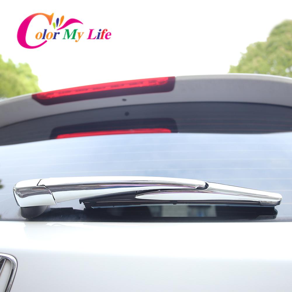 Color My Life ABS cromat capac ștergător mașină spate paiete pentru Honda HRV HR-V Vezel 2015 - ornamente ștergătoare geam din spate