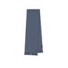 Virgin Wool Solid Knit Scarf Open Blue 50495340468