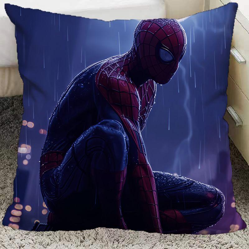 Spiderman Avengers Movie Peripheral Pillow Double-Sided Bedside Pillow Cushion