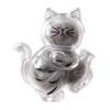 Cat Whiskers Holder Refrigerator Magnet, Transparent Cat Furs Keepsake Vase Fridge Magnet, Pet Memorial Decoration for Home, Kitchen