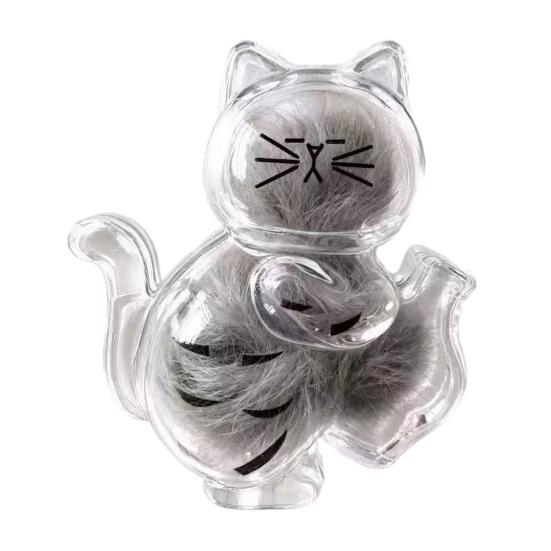 Cat Whiskers Holder Refrigerator Magnet, Transparent Cat Furs Keepsake Vase Fridge Magnet, Pet Memorial Decoration for Home,
