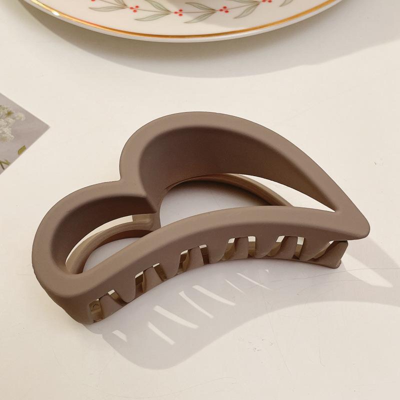 Nuove pinze per capelli a chela eleganti da donna Bianco Caffè Plastica Grande Pinza per capelli Copricapo Coreano Ragazze Pinze per capelli a chela di granchio Accessori per capelli alla moda